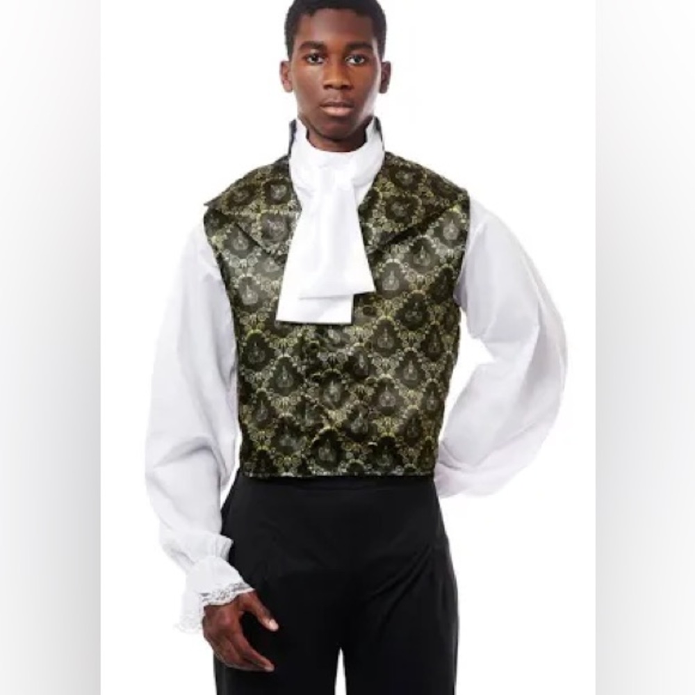 Regency Romance Royalty Vest Halloween costume accessory